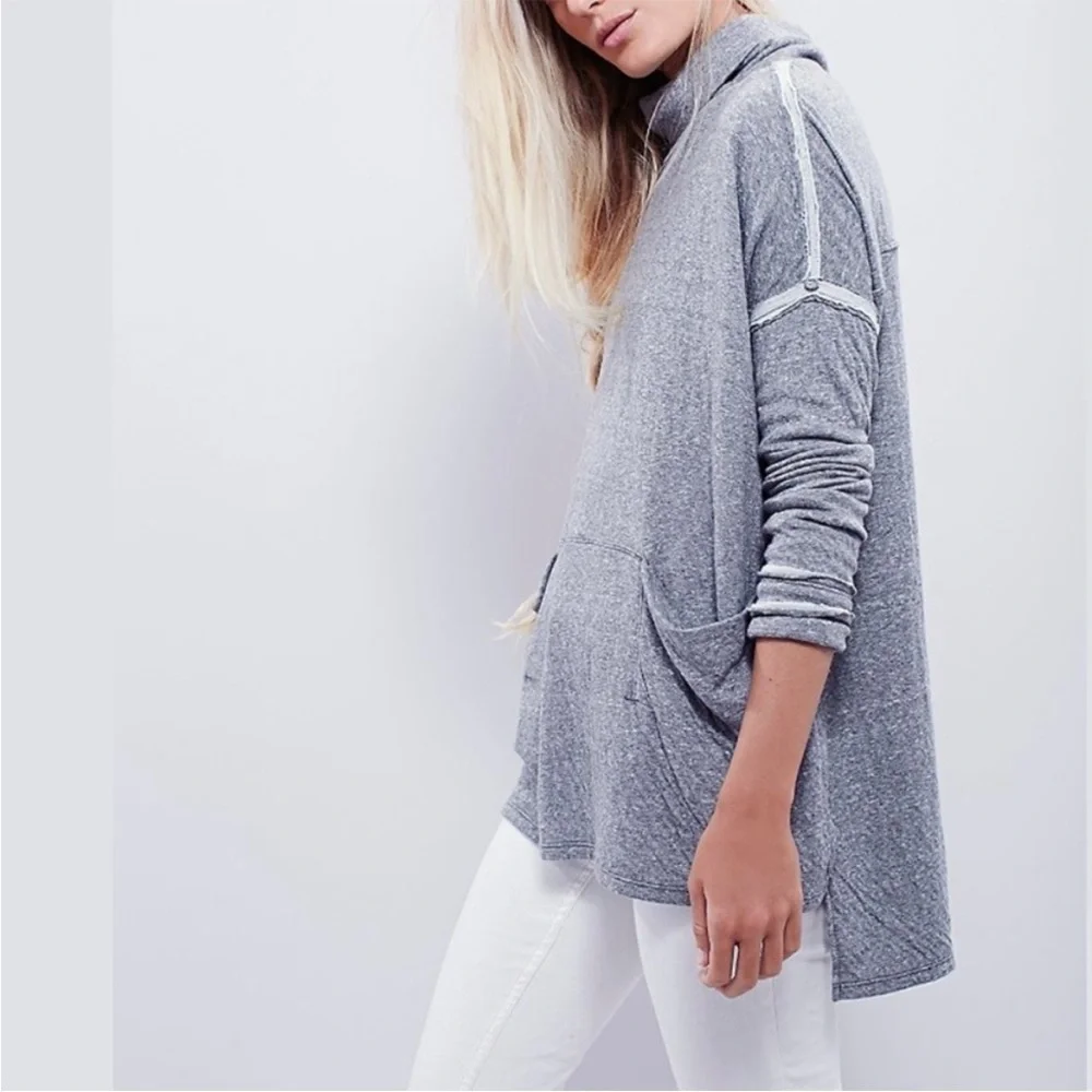Free People Long Flight Pullover TurtleneckOversized PTP 27